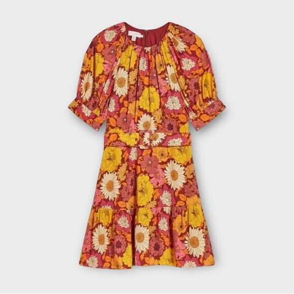 Ted Baker London Patti Floral Belted Mini Dress Women’s Size 3/US M - Picture 5 of 13